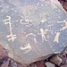 Nabatean inscriptions (over 2000 y old) at the start of the route
