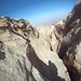 Exposed cracks and canyons on Hamad route 