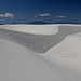 White Sands National Monument - Ausblick am Alkali Flat Trail. 