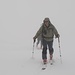 Aufstieg in weiss
