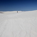 White Sands National Monument - Unterwegs auf dem Alkali Flat Trail. 