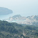 Port de Soller von oben gesehen (auf dem Rückweg vom Mirador de ses Barques aus gesehen)