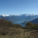 Alto lago e cime della Val Chiavenna innevate