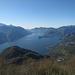 visione del lago da sopra Breglia