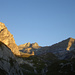 Der Ringelspitz und das Hintere Panärahorn im herbstlichen Morgenlicht