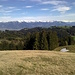 Vom Gäbris schaue ich zum Sommersberg und zu den Vorarlberger Alpen