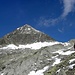 Der Normalweg am Glodis führt über den 200 Meter hohen Südostgrat,leichter Klettersteig(B-grad), rechts im Bild.