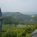 Aussicht vom Fernsehturm zum Montgremay (939,6m).