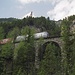 D 544 vor der Einfahrt in den Rugnux-Kehrtunnel