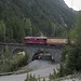 Albula I-Viadukt mit Güterzug