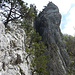 Vor uns die SL 3a, rechts daneben Secteur Face de Moutier