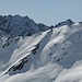 Skispuren zum kleinen Peistakogel; dahinter die Larstigspitze