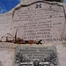 Gedenkstein zum 1. Weltkrieg am Monte Cauriol