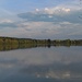 Abendstimmung am Lech bei der Staustufe 14