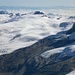 Gletscherwelt, im Hintergrund Engadiner Alpen, rechts mit Berninagruppe