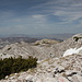 Gipfelbereich Dinara - Teilpanorama 10/10. Rechts die nördlich gelegene Gipfelkuppe.