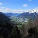 Mittagplatte - Blick in Richtung Chur, rechts der Calanda