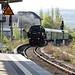 Bahnhof Bautzen, Einfahrt des Dampfzuges