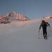 erste Sonnenstrahlen am Rosenhorn, auf ca. 2900 m