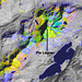 Falschfarben-Satellitenbild der Lagrev-Region