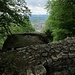 Ruine Königstein - Tiefblick nach Küttigen