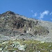 Aufstiegsflanke zum Mittleren Seekarkopf. Es geht rechts über das Geröll hinauf und dann am Grat Richtung Gipfel.