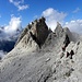 Im Abstieg von Sextner Rotwand, oder Croda Rossa di Sesto, 2936m.