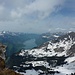 Ein Blick über den Grat zum Walensee