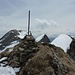Chrummenstein Gipfelsteinmann gegen Alvier