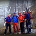 S-T-G (Skitourenguppe) Andreas, Dirk, hgu, Gerwald v.l.(auf dem Weg zur Zopetspitze) 