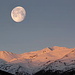 Vollmond  schien über dem Ginalstal