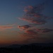 Leuchtende Wolken nach Sonnenuntergang über Lefkoşa.