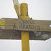 The direction to Aleko hut