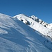 Südostgrat von links nach rechts bis zum Gipfel der Karspitze<br />