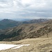 aggirando il Tabor incominciamo a vedere la costa del Pertus e il rifugio Croce di Campo. Dietro San Lucio .
