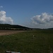 Blick vom Strässchen Stölln – Schönholz auf den ältesten Flugplatz der Welt.