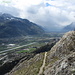 Panorama dalla cima, in assenza di nubi la vista sarebbe mica male! 