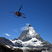 Air Zermatt auf dem Trockenen Steg