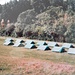 De tenten waarin we overnachtten