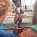 Een levend standbeeld op Montmartre