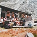 Groepsfoto aan de cabane