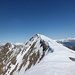 La cresta da percorere per la cima di Biasca dalla motta d'Osogna)