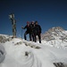 Claudia, Rolf und ich am Gipfel der Oberbachern-Spitze