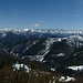 Aussicht gen Süden - Karwendel und Wetterstein.