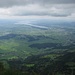 Blick hinunter zum Zürichsee.