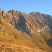 Die ersten Sonnenstrahlen am Alpenhauptkamm im Pfelderer Tal (Liebener Spitze)