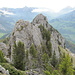 Auf dem Trimlenhorn, Blick zum östlichen Vorgipfel und zum Holzerhorn