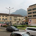 Monte Barro visto dalla piazza della stazione di Lecco