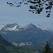Auf zirka 1000m au einer Lichtung im Hasliwald hielt ich eine erste kleine Rast und genoss das Panorama zu den Bergen Nid- und Obwaldens.<br /><br />Links in der Ferne sind die noch winterlichen Gipfel Hasenstock (2729m), Oberberg (2782m) und Ruchstock (2814m). In der Mitte ist der Oberbauenstock (2116,9m), rechts sind Niderbauen Chulm (1923,2m) und dahinter Schwalmis (2246,0m).