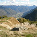 Aussicht Richtung Süden: Ticino-Tal mit Claro und Arbedo-Castione ..und die Morobbia-Berge